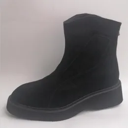 100% riktiga foton nubuck herrtaktiska stövlar cowskin blixtlås män startar riktiga läder mode mens toooling bergsklättring skor