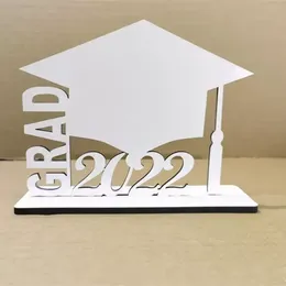 Sublimation Blank Graduation Photo Frame Heat Transfer Photos Album Wooden Desktop Decoration DIY Creative Graduation Gift BES121