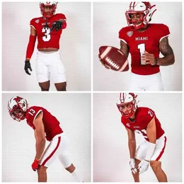 MCeoC202 2021 Miami Ohio Red Hawks NCAA College Football Jersey Brett Gabbert Zach Kahn Jack Sorenson AJ Mayer Aveon Smith Kevin Davis Davion Johnson