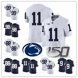 XFLSP 펜 스테이트 닛니 라이온스 마커스 알렌 대학 축구 유니폼 추적 McSorley Micah Parson Saquon Barkley Psu Jersey Youth Men