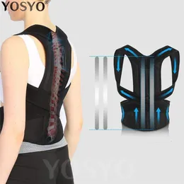 Corretor de postura para homens e mulheres Back Posture Brace Clavicle Support Stop Sprouching e Curting Trainer Ajustável Back 220812