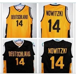 UF Chen37 Goodjob Men Youth Women Vintage #14 Dirk Nowitzki Team Deutschland Germany Basketball Jersey Size S-6XL