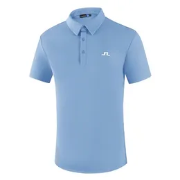 Summer Golf Clothing Men Short Sleeve Golf T-Shirt 3 Färger JL Inomhus eller fritid Utomhus Sportskjorta 220707