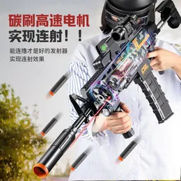 M416 Electric Automatic Foam Dart Bullet Blaster Lançador de brinquedos de brinquedos de brinquedo CS Fighting