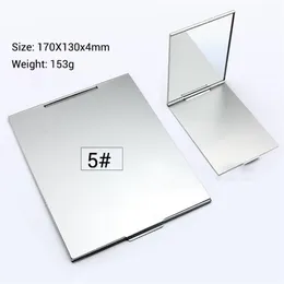 Wholesale 10pcs Cosmetic Mirror Foldable Ultrathin 5 Sizes Make Up Folding Rectangle Makeup Decorative Y200114