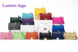 AO Customizable Jelly Purses Fashion Ladies Purses New Female Shoulder Bag Handbag Women's Bag For Girls And Kids Handbag Square