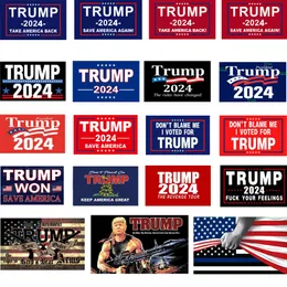 Trump Flag 2024 Banner President Election Excression Assembly Banner Donald Keep America Great مرة أخرى Ivanka في الهواء الطلق حملة الولايات المتحدة الأمريكية 150x90cm 3x5 قدم Vty01
