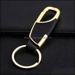 Other Household Sundries Wholesale Mens Never Rust Car Waist Key Rings Cr Dhu5K