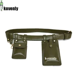 Kobiety w talii Wysokiej jakości Fanny Pack Girl Chest Telefon Pasek Pasek Pasek Dwie kieszeń Crossbody Bolsa 042 220531