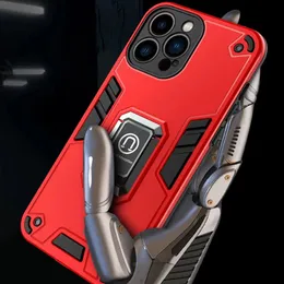 Case di telefono Kickstand Shockproof per Samsung A13 A22 A32 A23 A21S A20S Holder Ring Car Car TPU PC COPERCHIO