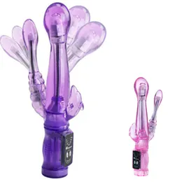 Podwójne wibratory 6 prędkość zgięte penetrację wibrador seksowne zabawki dla kobiety g plotek produktów