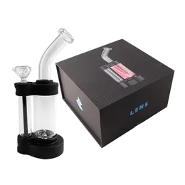 12.6inch Plasma Hookah Fumar Bong Vidro Tubulação de Água Toque Reagir Luz Dança Eletrostática Bolas de Indução Lâmpada Led Light Hookahs