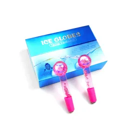 Anti Aging Face Lifting Roller Massager Home Use Beauty Pink Ice Balls Magic Ice Globes Facial Massage Summer Cooling Globe Ice Roller