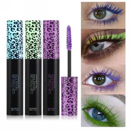 5 cores 4d rímel rímel à prova d'água rápida azul roxo café roxo preto cílio verde rímel