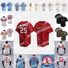 Yeni Beyzbol Forması Lou Brock Bob Gibson McGee Boyer Bottomley Carpenter Dean Edmonds Herzog Hornsby McGwire Rolen Schoendienst Slaughter