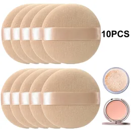 10pcs Make Up Puff Round Shape Facial Face Body Powder Foundation Puff Portable Soft Cosmetic Puff Makeup Foundation Sponge