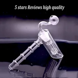 Hitman Glass Bong Hookah Paling Water Rure 18 mm żeńskie platformy DAB mocne zlewki Bong Ashcatcher Hookahs z męską rurą palnika oleju