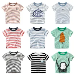 T-shirt T-shirt per ragazzi T-shirt a maniche corte Top in cotone Ragazze Abbigliamento per bambini per bambini Maglietta estiva Tee Abbigliamento per bambini per 2-8 anni Moda 2022T-s