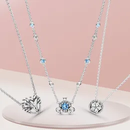 Designer Pendant Necklaces For Women s925 Silver Fit Pandora Style Luxury Jewelry With Box