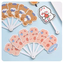 Cartoon Cute składany wentylator zagęszczony przeciwnikami na zewnątrz zaopatrzenie w Cute-Cartoon Summer Handheld Portable Folding-Fan na prezent