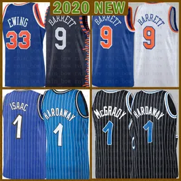 2021 nowa koszulka do koszykówki 1 RJ Barrett Julius Randle Derrick Rose Kemba Walker Patrick Ewing męska 9 30 4 8 33 Penny Hardaway Tracy McGrady Jonathan Isaac biała