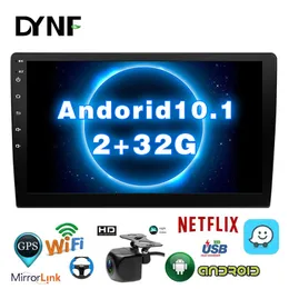 10-Zoll-Auto-DVD-Player 2Din Android Auto-Audio GPS WIFI Netflix Waze Autoradio Digitaler Voll-Touchscreen