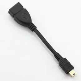 USB2.0 미니 USB에서 여성 to 미니 B 남성 OTG 어댑터 호스트 자동차 용 자동차 휴대 전화 태블릿