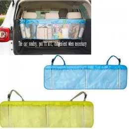 Large Auto Car Organizer Boot Bag Multifunction Foldable Trash Hanging Storage Organizers For Cars Seat Capacity Storages Pouch BBA13291