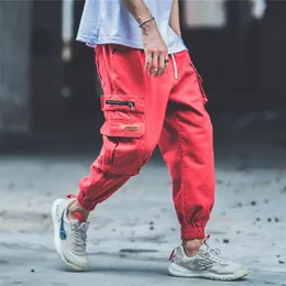 April momo adam jogger kamuflaj yan cepleri gevşek stil erkek eşofmanları pantolon pantolon erkek hip hop rahat sokak kıyafetleri 201126