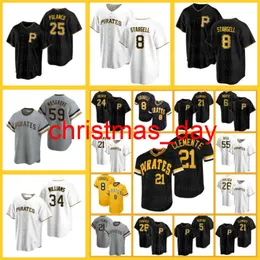 21 Maglie Roberto Clemente 10 Bryan Reynolds 26 Adam Frazier 6 Starling Marte 27 Kevin Newman 34 JT Brubaker 51 David