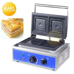 Fabricantes de pão fabricante de bolos comerciais Toaster Electric Waffle Machine Sandwich Iron Baking Pan Forno Grill Phil22