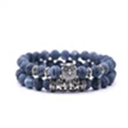 Owl Beaded Bracelet Jewelry Stone Bracelets Men Women Pulseira Masculina Feminina Bileklik Pulseras Mujer Bijoux Armband set GC1055