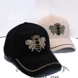 Mode nieuwe hoed vrouwelijke herfst en vinterkoreaanse mode utomhus varmt pluche baseball cap zon hoeden 220715