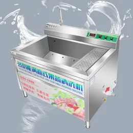 Automatic Vegetable Washing Machine For Hotel Canteen Fruits Vegetables Eddy Current Cleaning Machine