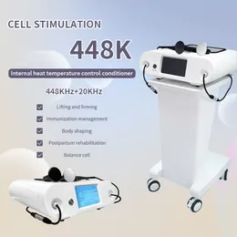 2022 Slimmmaskin Portabel Tecar 448KHz fysioterapi Ret Cet RF Body Pain Rehabilitation Diatermy Equipment