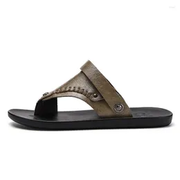 Sandals Sandales Summer Man Platform 39 Plage Mens에 샌들 리아 흰색 가죽 해변 Samool 드레스 슬리퍼 신발 모래 고무 Ssandal