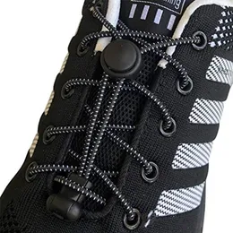 أربطة الحذاء المرنة المستديرة مناسبة لمختلف ملحقات الأحذية لا توجد حذاء ربطة عنق ثابتة قفل الأربطة كسول 1 زوج 220713