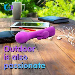 Vibratori NXY Paloqueth Alta qualità Impermeabile Ricaricabile g Spot Rabbit Vibratore Giocattoli del sesso Dildo gratuiti e per le donne 0411