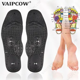 Palmilhas de terapia magnética de gel de silicone para emagrecimento perda de peso arco suporte sapatos de sapatos para homens mulheres massagem pés de cuidados pés sola