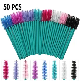 PC Einweg Wimpern Pinsel Professionelle Nylon Solide Mascara Wands Applikator Leicht Zu Tragen Augen Make-Up Werkzeuge Pinsel W220420