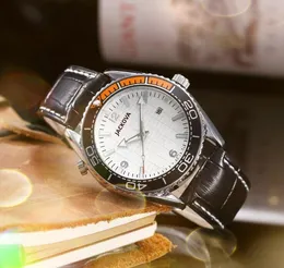 Lowest Price Mens Sports Line Skeleton Dial Watch 40mm Quartz Movement Male Time Clock Watches Stainless Steel leather belt switzerland Bracelet Wristwatch