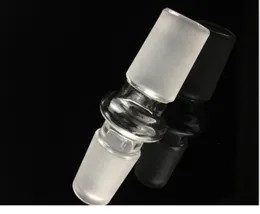 Bong rak hane till manliga glashoppor adapter för glasvattenrör olika fogstorlek 101418