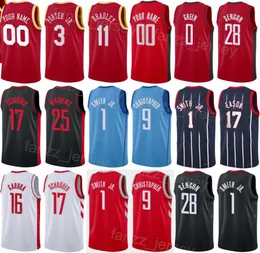 طباعة جمعية كرة السلة Eric Gordon Jersey 10 Jalen Green 0 Jaesean Tate 8 Alperen Sengun 28 Kenyon Martin Jr 6 Kevin Porter Jr 3 City Sport Shirt Man Kids