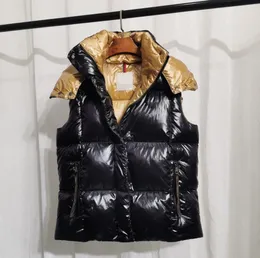 Kadın Yelek Dış Giyim Paltoları Moda Tasarımcı Ceket Ters Üçgen Çift Kapşonlu Ekmek Takım İlkbahar ve Sonbahar Yelekler