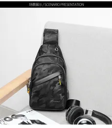 Men's chest bag leisure messenger bag Oxford cloth fashion small backpack shoulder Korean men M41113 M20754 M20752 M81485 M81590 Paint Can M81593 M81592 M81595