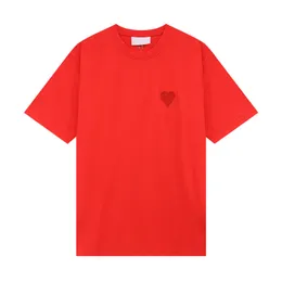 Jogar Marca Mens Camisetas Mais Novo Mens Mulheres Designer de Amis Camiseta Moda Homens Casual Camiseta Homem Roupas Little Red Heart Chuan Kubao Ling Polo Shirt LT6I