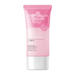 LAIKOU Cherry Blossom Facial Scrub Gel Cream Face Wash Body Exfoliating Cleaning Pore Face Exfoliator Skin Care Products