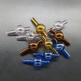 Glas Banger Carb Cap Bong Rauchzubehör für XL XXL Quarz Thermal Banger Nails Runde Kugel Außendurchmesser ca. 20 mm Bunte Universal-Bongs Wasserpfeife Dab Rig