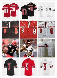 Xflsp 2022 College Custom sville Cardinale cucita maglia da calcio 5 Teddy Bridgewater maglie 50 TOM JACKSON 10 Jaire Alexander 91 Trevon Young 7