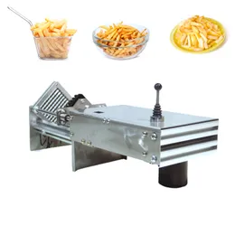 Hushåll elektriska gurkapotatisar skärmaskin Franska pommes frites Slicer Commercial Vegetable Pushing Machine